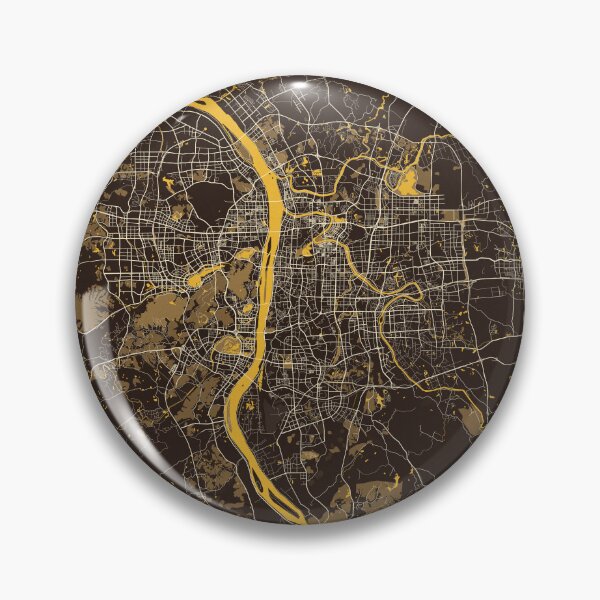 Item preview, Changsha City Map of Hunan, China - Pastel designed and sold by deMAP.