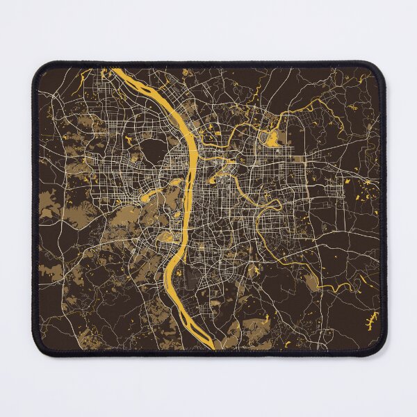Item preview, Changsha City Map of Hunan, China - Pastel designed and sold by deMAP.