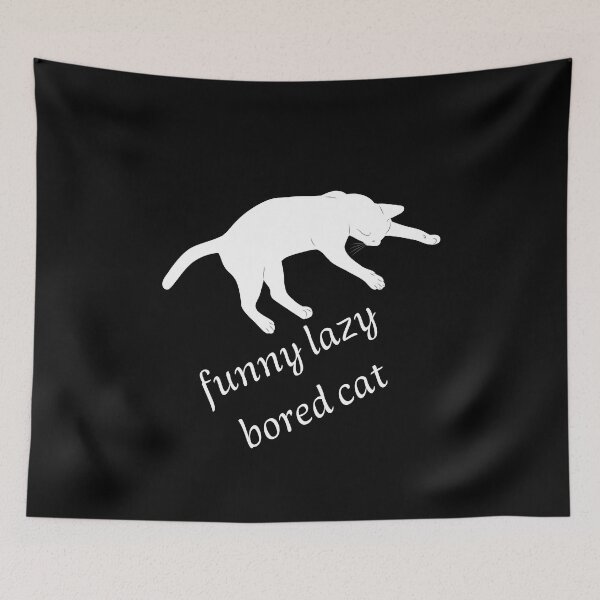 Item preview, funny lazy bored cat designed and sold by stor11.