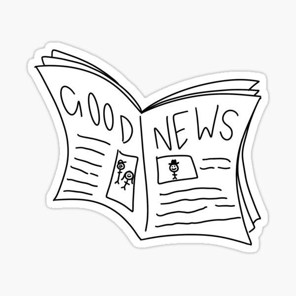 Good News Sticker