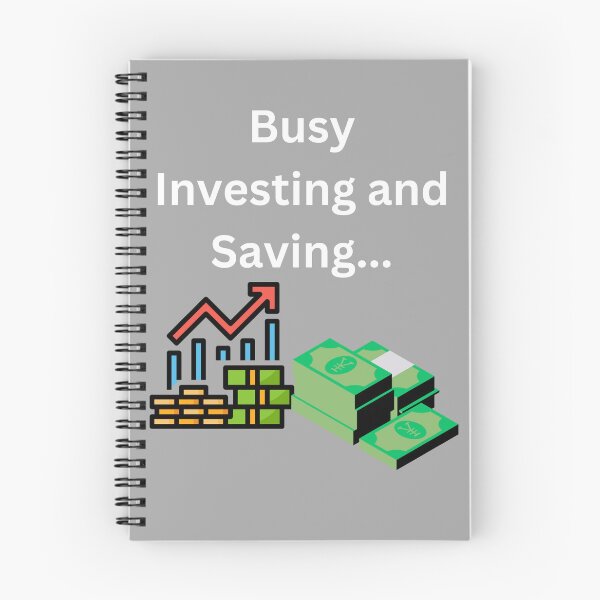 Item preview, Busy Investing and Saving... designed and sold by UpcomingTech.