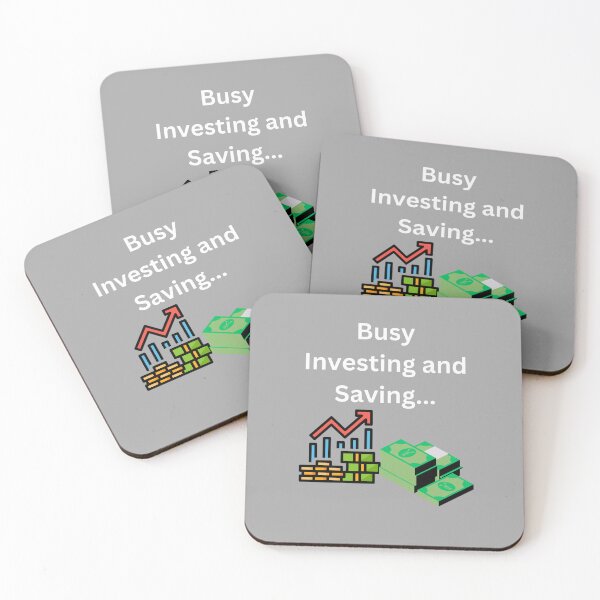 Item preview, Busy Investing and Saving... designed and sold by UpcomingTech.