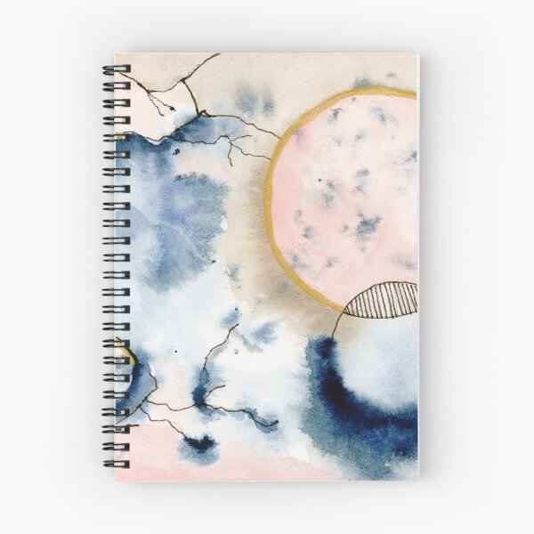 Item preview, Abstract Pink Geode Watercolor Painting designed and sold by CitytoSummit.