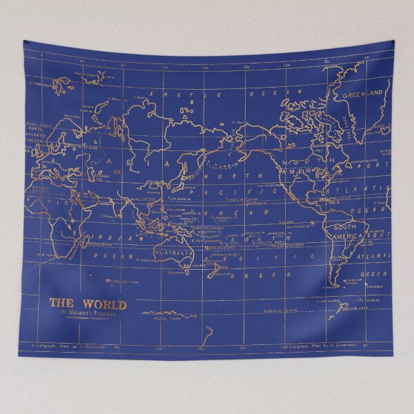 Item preview, World Map designed and sold by fernandaschalle.