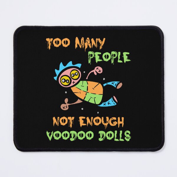 Item preview, Too Many People Not Enough Voodoo Dolls designed and sold by TheButtonCrew.