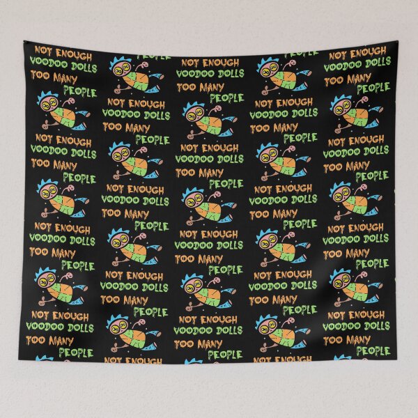 Item preview, Too Many People Not Enough Voodoo Dolls designed and sold by TheButtonCrew.