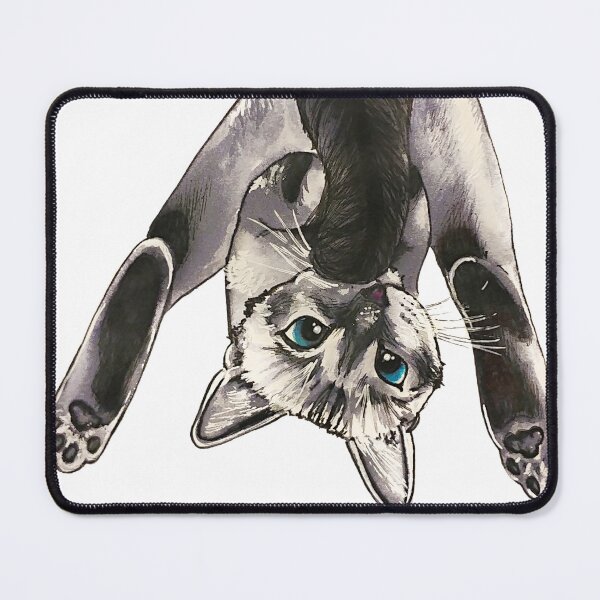 Item preview, Origami Sasami, Playful up-side down kitty. designed and sold by Amanda Richmond.