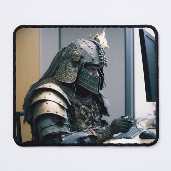 Item preview, Antiwork Office Samurai - The underpaid working class warrior! designed and sold by ArtificialEye.