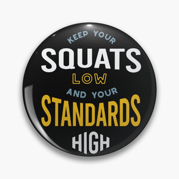 Item preview, Funny Fitness Saying Keep Your Squats Low designed and sold by whyitsme.