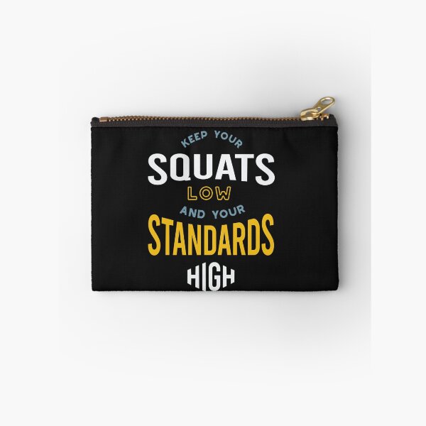 Item preview, Funny Fitness Saying Keep Your Squats Low designed and sold by whyitsme.