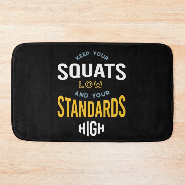 Item preview, Funny Fitness Saying Keep Your Squats Low designed and sold by whyitsme.