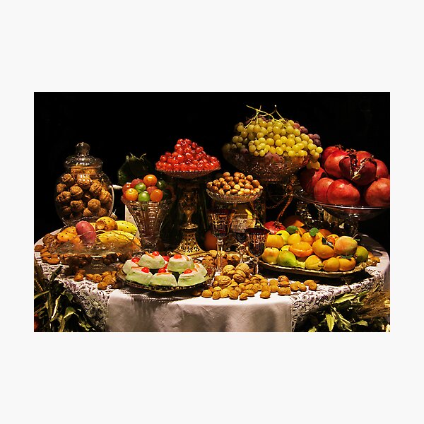 Christmas Table Photographic Print