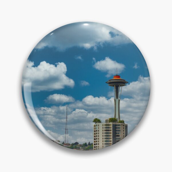 Item preview, Skyline of North Seattle with Space Needle designed and sold by dbvirago.