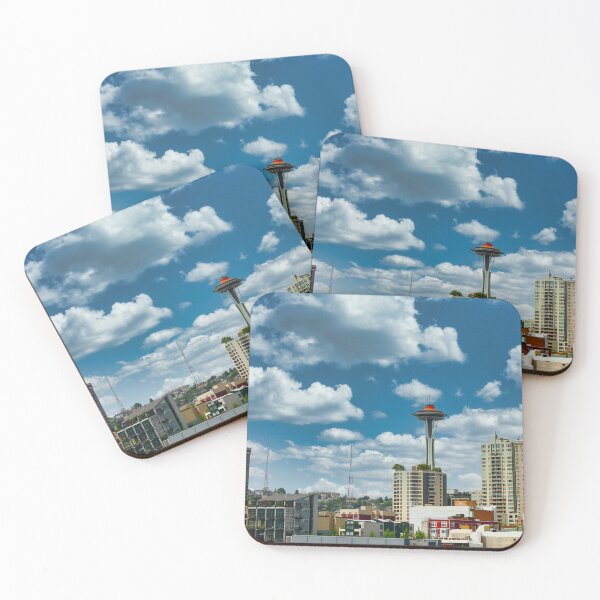 Item preview, Skyline of North Seattle with Space Needle designed and sold by dbvirago.