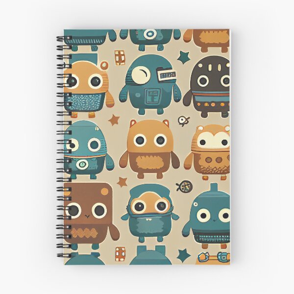 Item preview, Cute Robots Pattern designed and sold by CutePatternsRB.