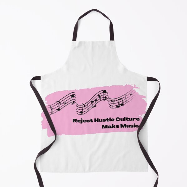 Item preview, Reject Hustle Culture - Make Music (Light Pink) designed and sold by T-WoodCreations.