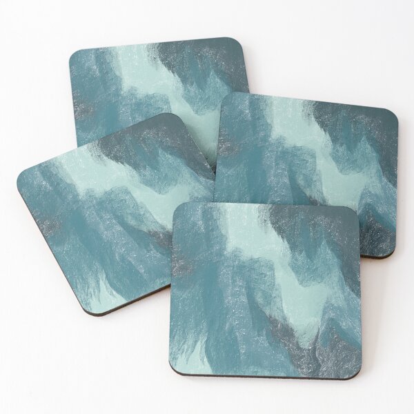 Item preview, Turquoise Waterfall No.1 designed and sold by Inkykindofday.
