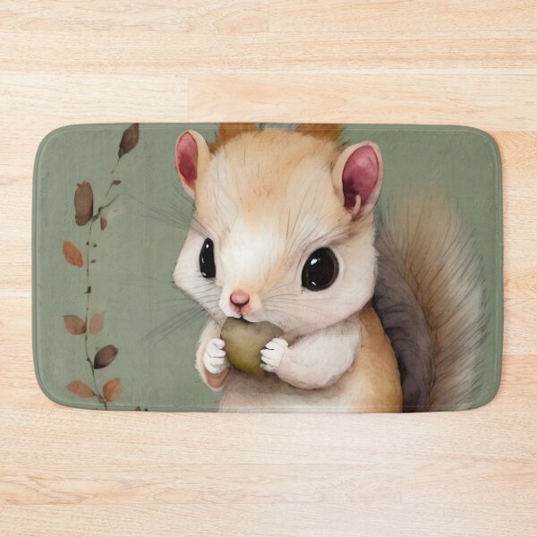 Item preview, Cute Baby Squirrel Art 2 designed and sold by cutiepeaupies.