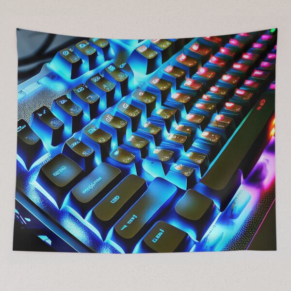 Artikelvorschau, Gaming Keyboard entworfen und verkauft von DigitizedArt.