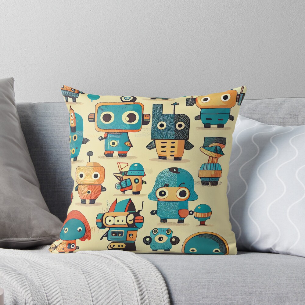 Item preview, Throw Pillow designed and sold by CutePatternsRB.