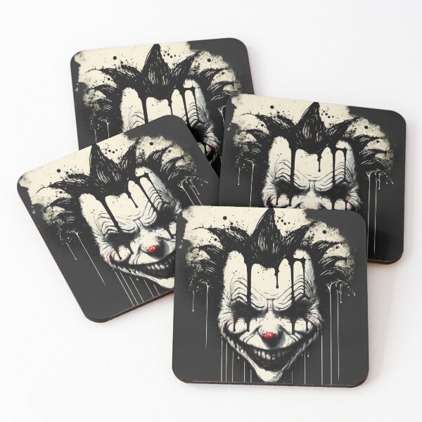 Item preview, Creepy Ink Clown - Scarred and Evil (Joker & Penny Inspired) designed and sold by ArtificialEye.