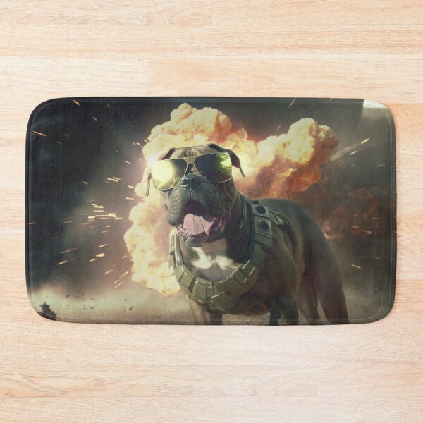 Artikelvorschau, Action Aviator Dog - weg von einer Explosion entworfen und verkauft von ArtificialEye.