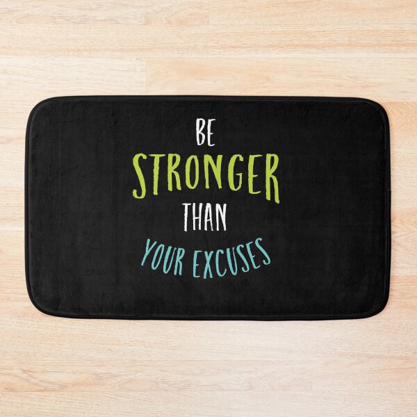 Item preview, Fitness Motivation be Stronger Than Your Excuses designed and sold by whyitsme.