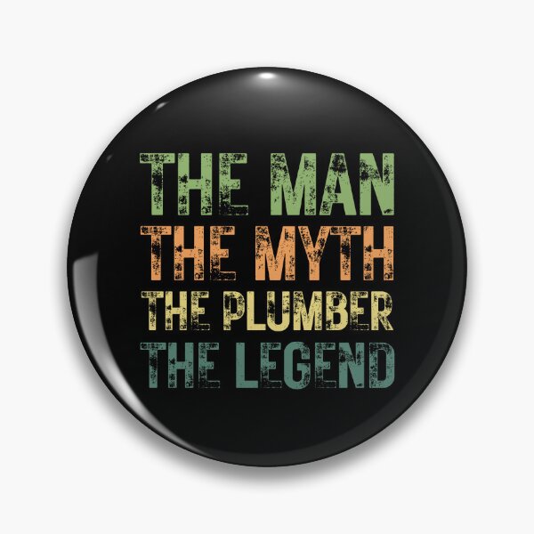 Item preview, The Man The Myth The Plumber the Legend designed and sold by Crafty-Mornings.
