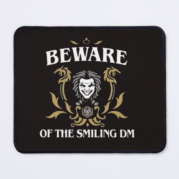 Item preview, Beware Of The Smiling DM shirt,dungeon master, dnd, dungeon master gift, dm, dnd gift, dm gift, dungeon master shirt, dnd shirt, designed and sold by Sophistical.