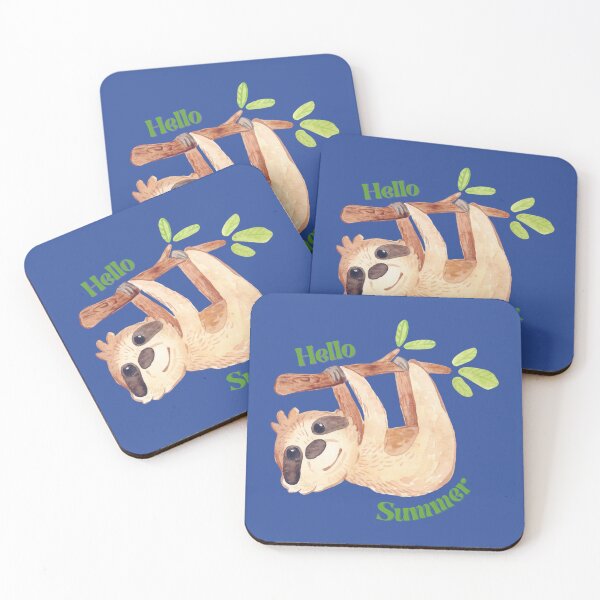 Item preview, Hello summer - Sloth   designed and sold by CrazyDog503.