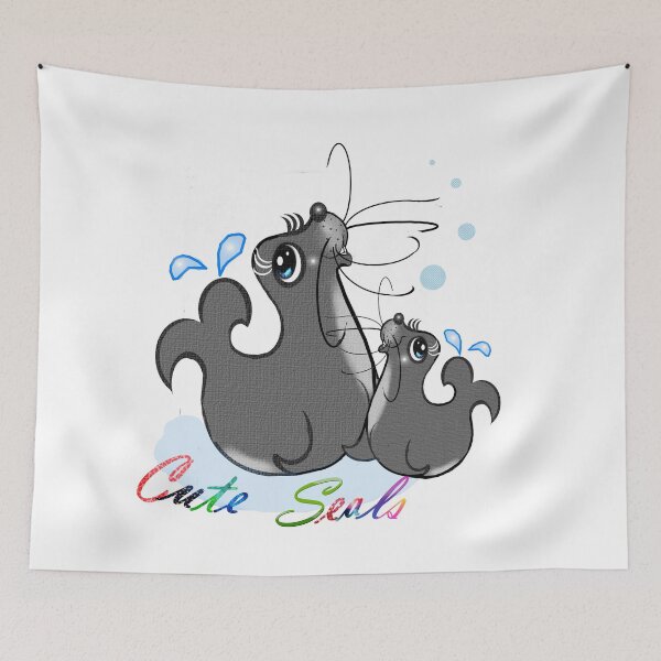 Item preview, Cute seals  designed and sold by Shirley cute art .
