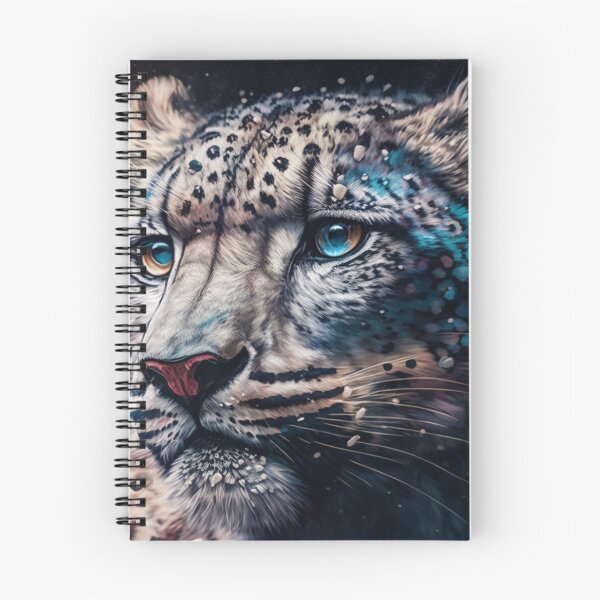 Item preview, snow leopard abstract designed and sold by wildlifezen.