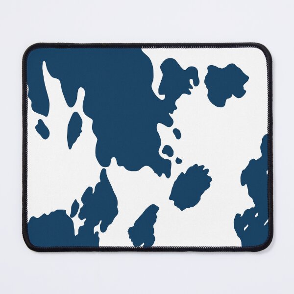 Item preview, Navy Blue Cow Pattern Print designed and sold by Sydney Parker-Mitchell.