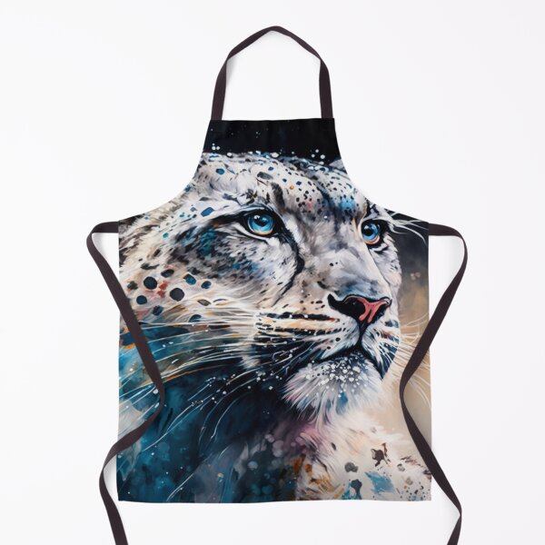 Item preview, Dreamy Snow Leopard - Snow Leopard Abstract Art - Snow Leopard Splash Art - Colorful Snow Leopard designed and sold by wildlifezen.