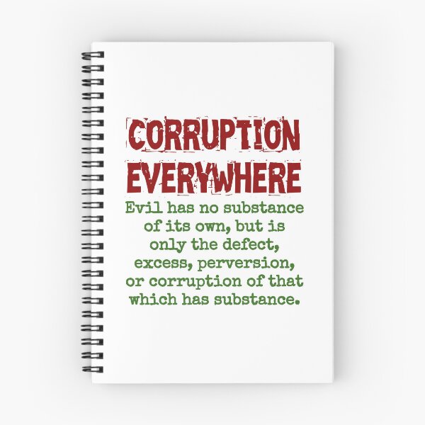 Item preview, Evil Has No Substance Of Its Own - Corruption Quote designed and sold by CrankyOldDude.