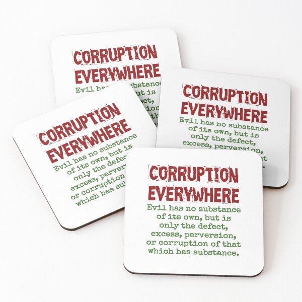 Item preview, Evil Has No Substance Of Its Own - Corruption Quote designed and sold by CrankyOldDude.