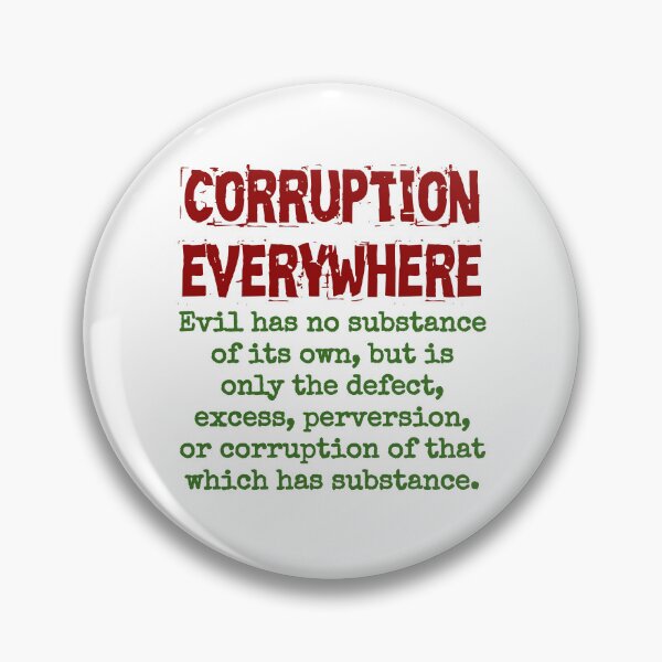 Item preview, Evil Has No Substance Of Its Own - Corruption Quote designed and sold by CrankyOldDude.