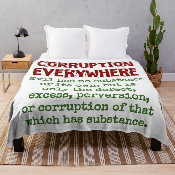 Item preview, Evil Has No Substance Of Its Own - Corruption Quote designed and sold by CrankyOldDude.