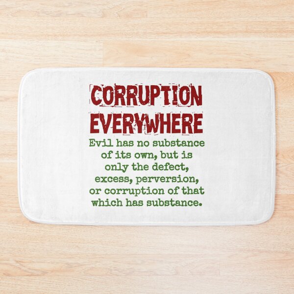Item preview, Evil Has No Substance Of Its Own - Corruption Quote designed and sold by CrankyOldDude.