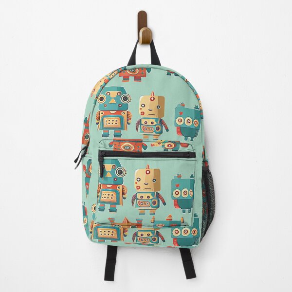 Item preview, Cute Robots Pattern designed and sold by CutePatternsRB.
