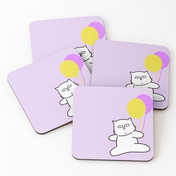 Item preview, Happy Balloon Cat / Happy special day to you /Simple / Point in the space designed and sold by riristudio.