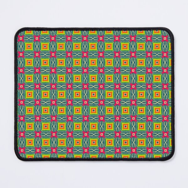 Item preview, Neon Rainbow Psychedelic Quilt Square Repeating Pattern designed and sold by Lynae Zebest.