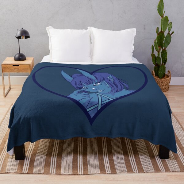Item preview, Cute Blue Demon Heart Design designed and sold by CrowKid667.