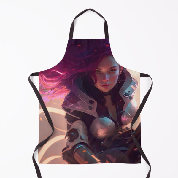 Item preview, Riding in Style: A Pink-Haired Beauty on Her Motorcycle designed and sold by oanaunciuleanu.