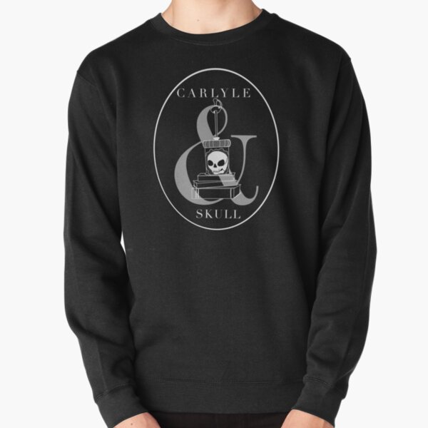 Item preview, Lockwood & Co., Carlyle and Skull Agency Logo black and white designed and sold by Chaos Bunny Art.