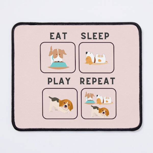 Item preview, Eat Sleep Play Repeat - dog designed and sold by GJ-Creations.