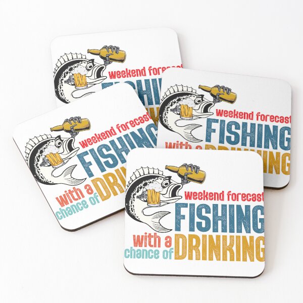 Item preview, Weekend forecast fishing with a chance of drinking designed and sold by 20ST.