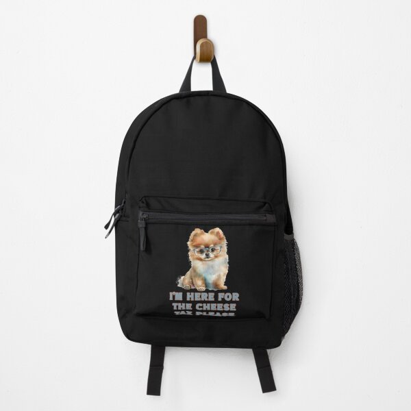Item preview, I'm Here For The Cheese Tax Please Cute Pomeranian With Glasses Dog Funny Dog Humor designed and sold by JoyOfHopeStore.
