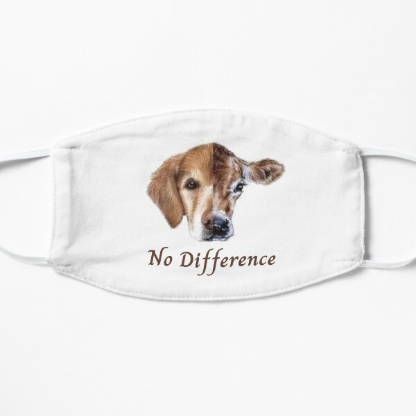 vegans and animal rights Flat Mask