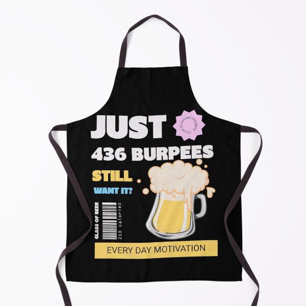 Item preview, 436 Burpees - Motivation for fitness geeks designed and sold by sashashuba.